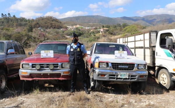 Los automotores fueron localizados en diferentes sectores del país.