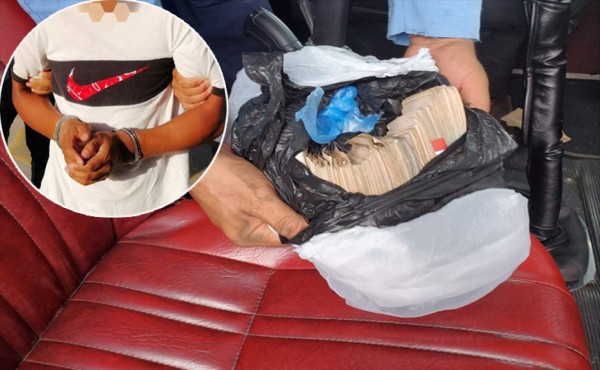 Detienen a guatemalteco con más de 80,000 quetzales en Corinto