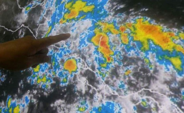 Lluvias con actividad eléctrica se espera para la mayor parte de Honduras