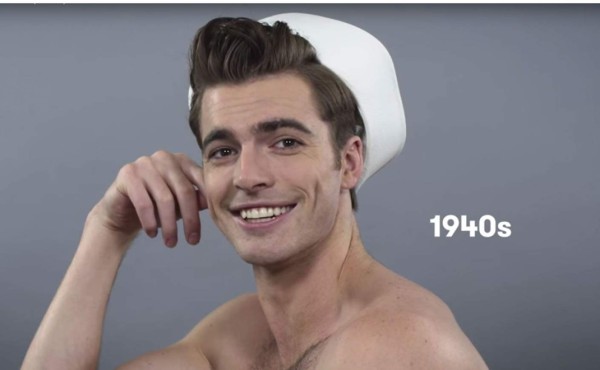100 años de belleza masculina resumidos en 90 segundos