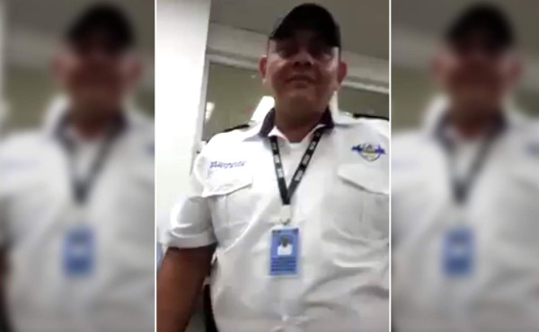 VIDEO: Guardia agrede con manotadas y patadas a pacientes del IHSS