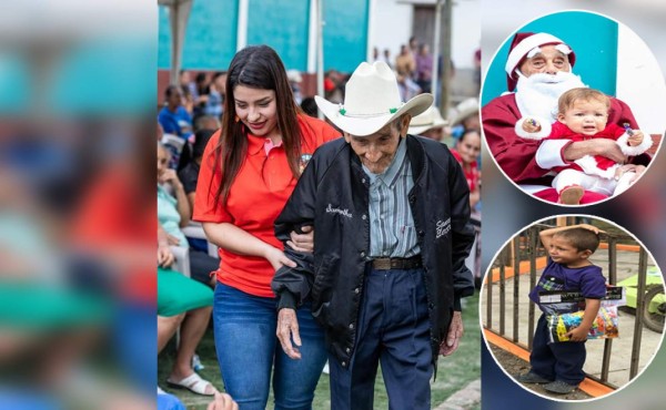 Jóvenes se convierten en estrella de felicidad durante siete horas para ancianos y niños de Copán