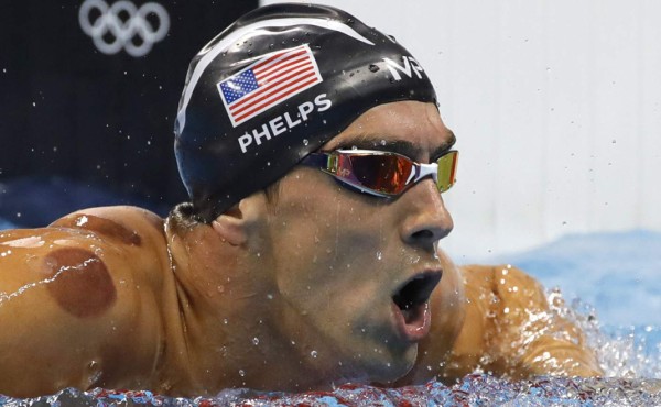 ¿Qué son los circulos rojos de Phelps y otros atletas en Río?