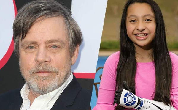 Actor de 'Star Wars' Mark Hamill ayudó a niña a conseguir brazo biónico de R2-D2