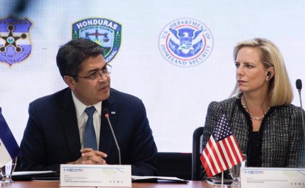 Kirstjen Nielsen: reconocemos liderazgo regional de Juan Orlando Hernández