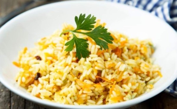 Arroz a la naranja
