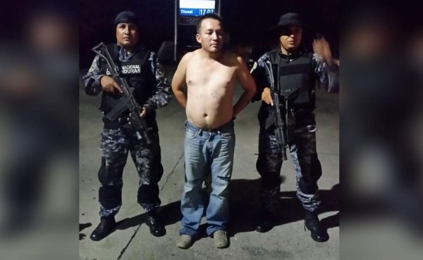 Capturan a un presunto pandillero salvadoreño en el occidente de Honduras