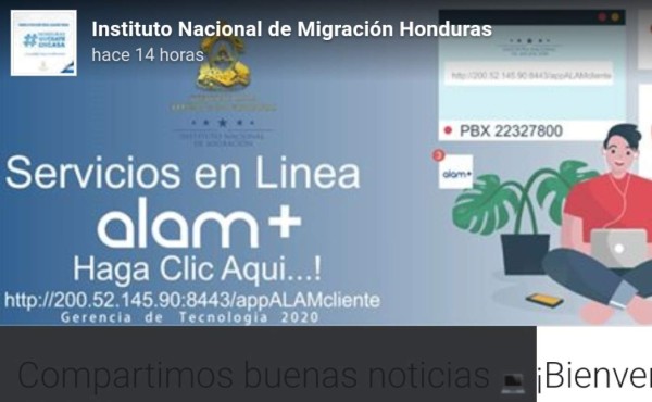 Instituto Nacional de Migración de Honduras amplia servicios en línea