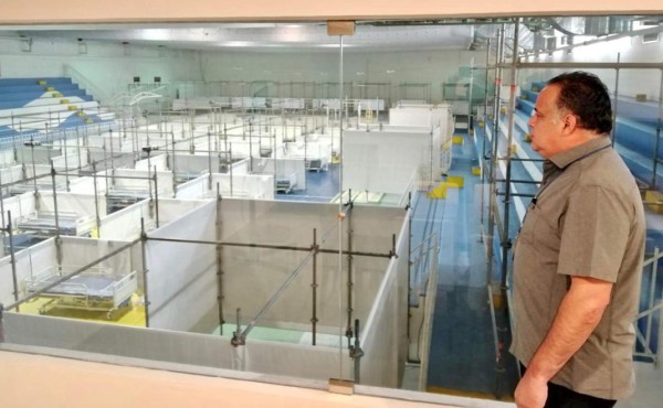 En 10 días estará lista sala COVID-19 en el Gimnasio Municipal