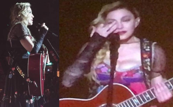 Madonna llora en México en un show dedicado a Frida