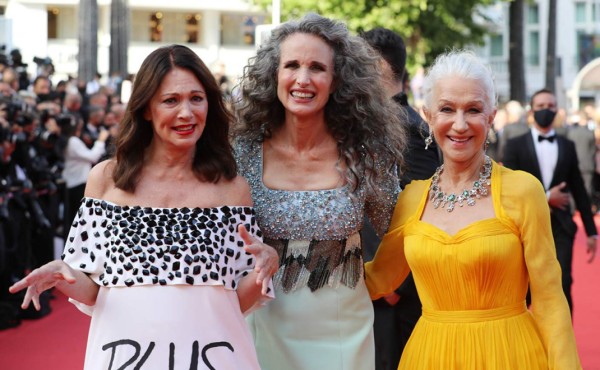 Las canas lucen en la alfombra roja de Cannes