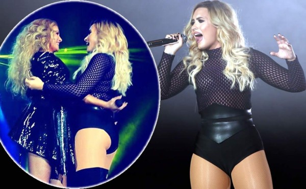 Demi Lovato y Paulina cantan juntas en México