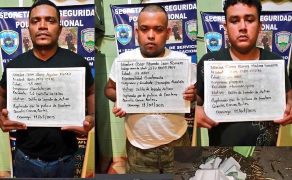 Capturan a guatemalteco y dos hondureños en Omoa, Cortés&nbsp;&nbsp;