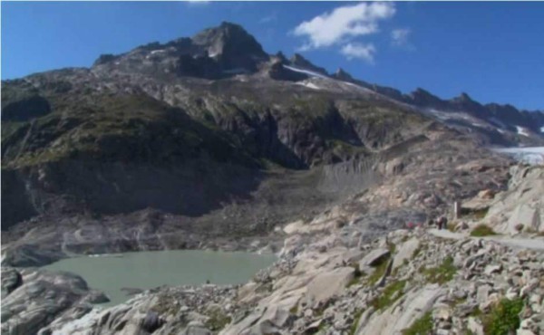 Los Alpes suizos, condenados a derretirse