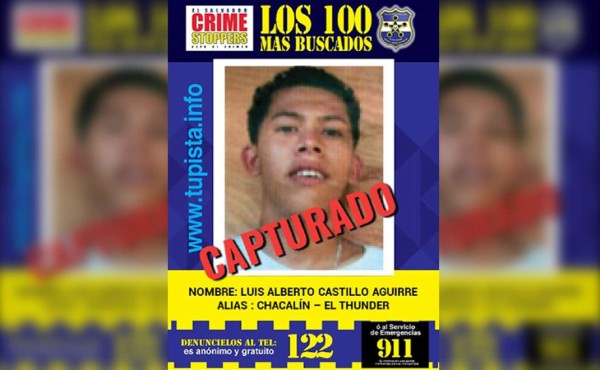 Cae marero de la MS, uno de los 100 más buscados en El Salvador