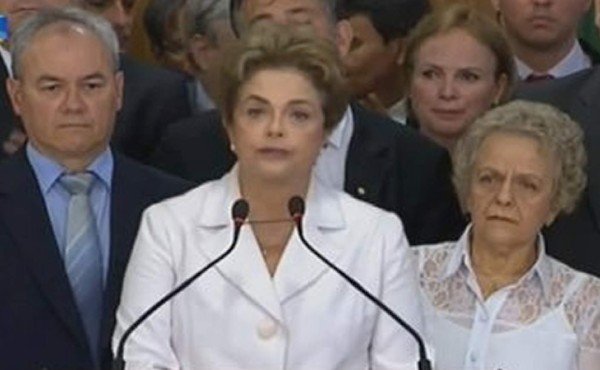 Dilma Rousseff: 'He sido víctima de una farsa jurídica'