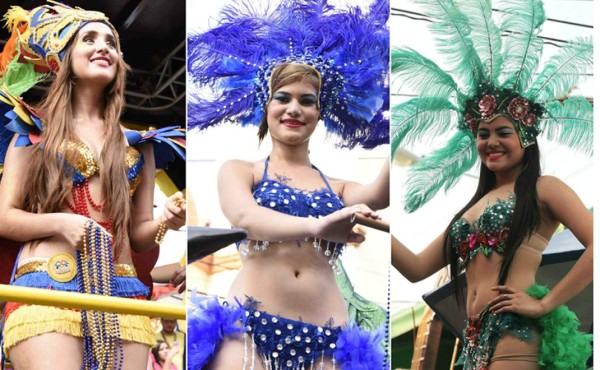 Las chicas que arrancaron suspiros en el carnaval ceibeño