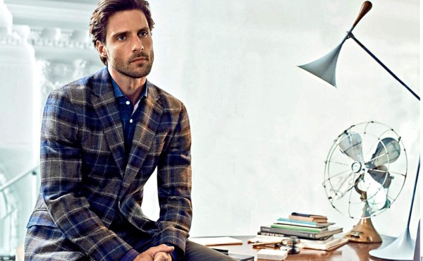 Los cuadros se suman a la moda masculina