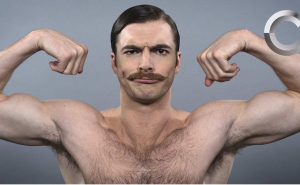 100 años de belleza masculina resumidos en 90 segundos