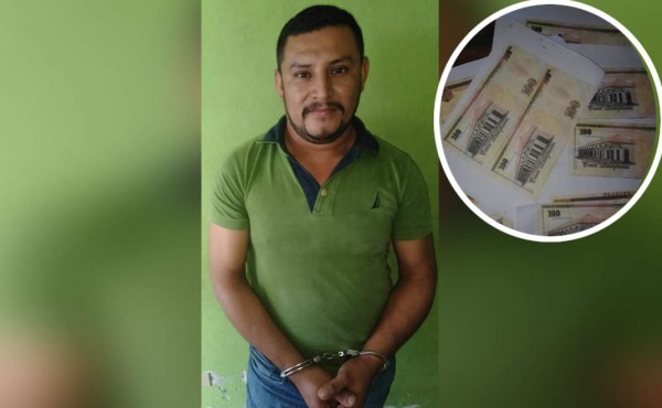 Cae sospechoso de falsificar billetes en Santa Rosa de Copán   