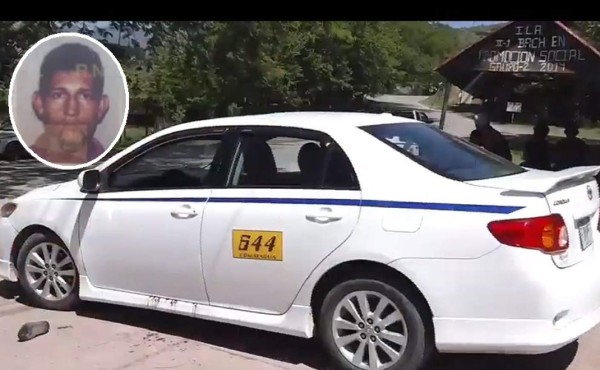 Matan a pasajero dentro de un taxi en Comayagua