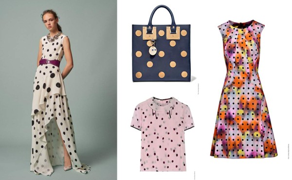 El nuevo aire brillante y metalizado de los lunares