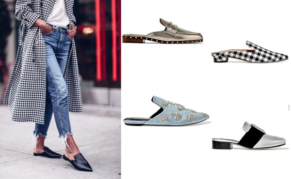 Zapatillas 'slipper” sin tacón