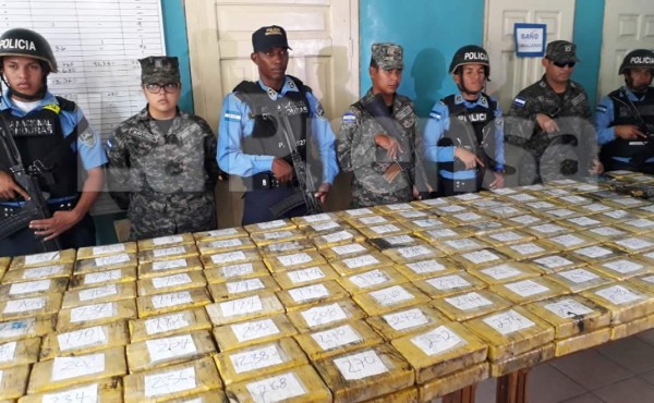 Honduras: 319 kilos de cocaína venían de Colombia e iban para Belice