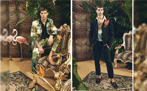 Caballeros al estilo Dolce y Gabanna