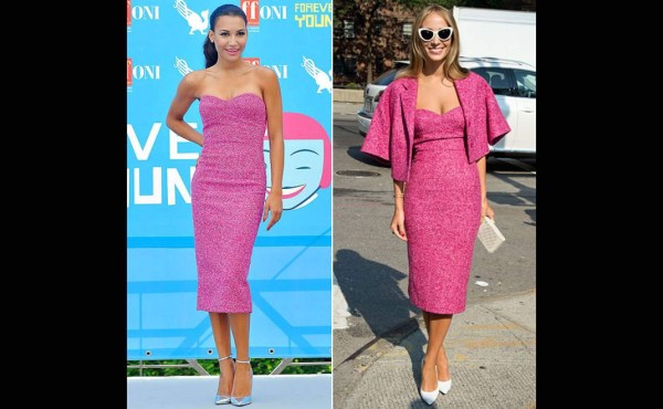 Dos mujeres un mismo vestido ¿Quién lo luce mejor?