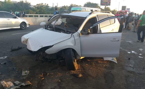 Mujer muere en un accidente en el bulevar del norte de San Pedro Sula