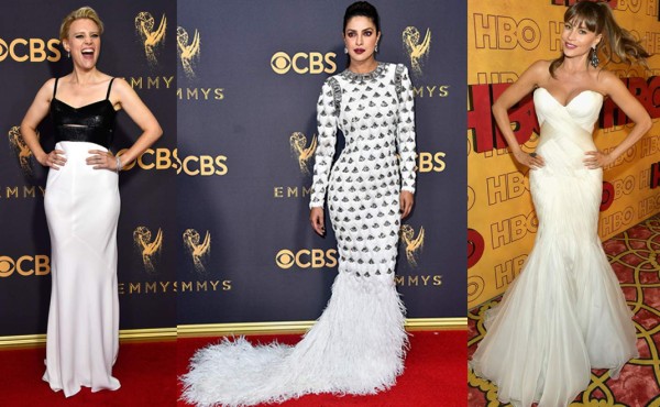 El blanco fue el ganador sobre la alfombra roja de los Emmys