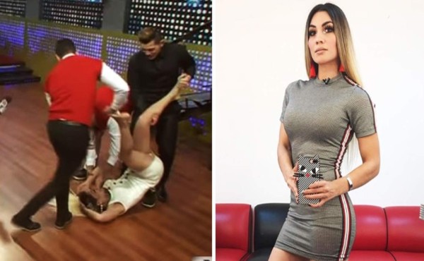 Presentadora de televisión sufre peligrosa caída durante show y termina en el hospital