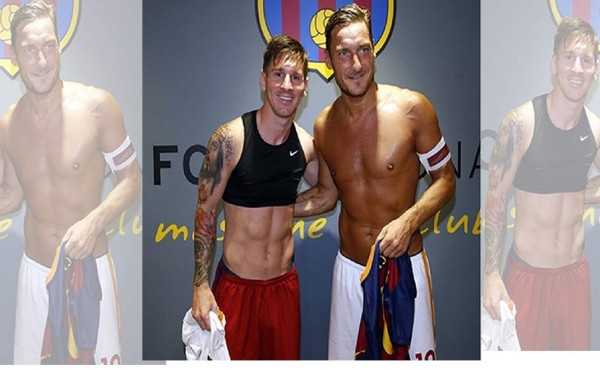 Messi sobre Francesco Totti: '¡Un grande¡' '¡Un fenómeno¡'