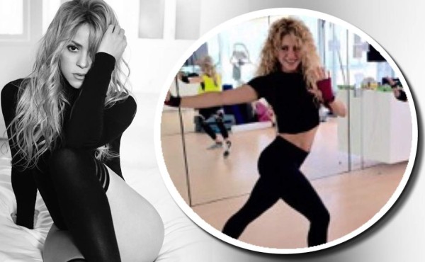 Shakira entrena moviendo sus caderas