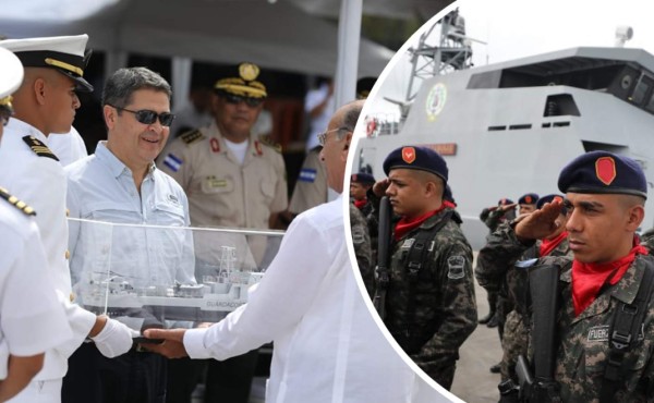 Gobierno recibe buque y helicóptero adquirido a Israel