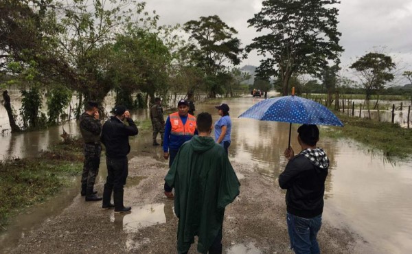 Más de 300 personas han sido afectadas por lluvias en Honduras