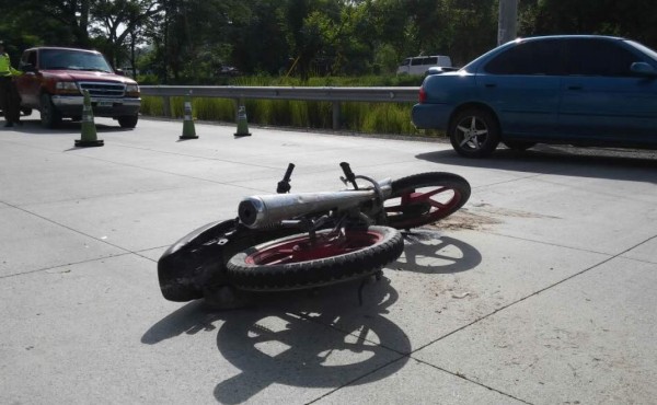 Un motociclista muere atropellado en San Pedro Sula