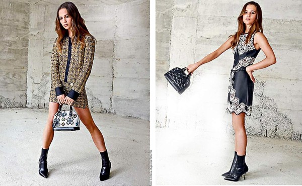 Alicia Vikander cautiva a Vuitton