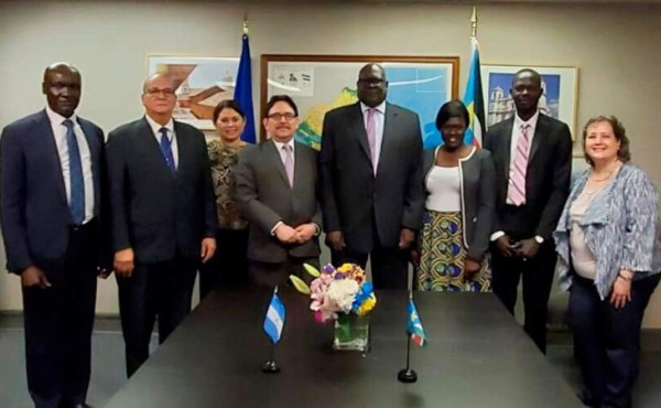 Nicaragua establece relaciones diplomáticas con Sudán del Sur