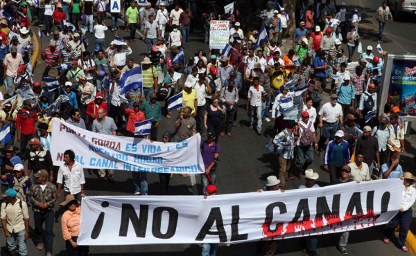 Exigen la libertad de campesinos presos por protestar contra el canal de Nicaragua