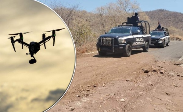 Narcos usan drones explosivos para atacar a policías en México 