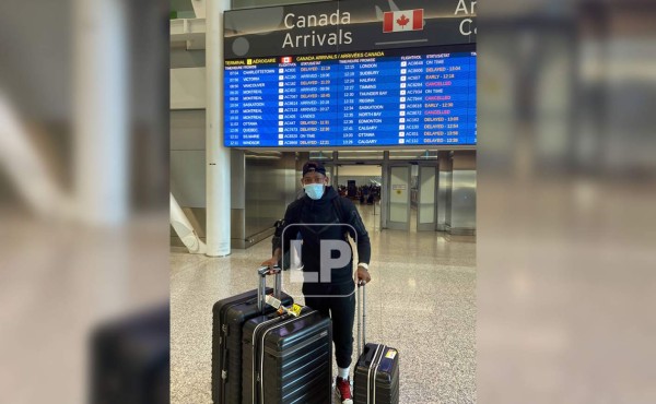Romell Quioto ya está en Toronto esperando a la Selección de Honduras