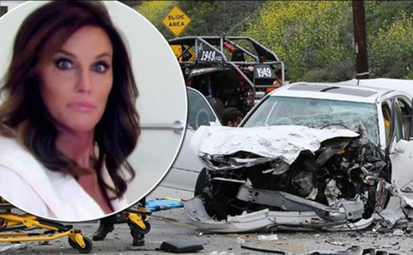 Así fue el choque de Caitlyn Jenner