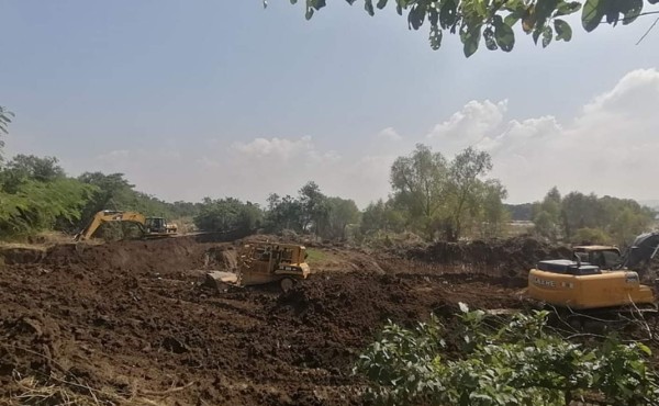 Trabajan en tres fases simultáneas para solucionar inundaciones en el Valle de Sula