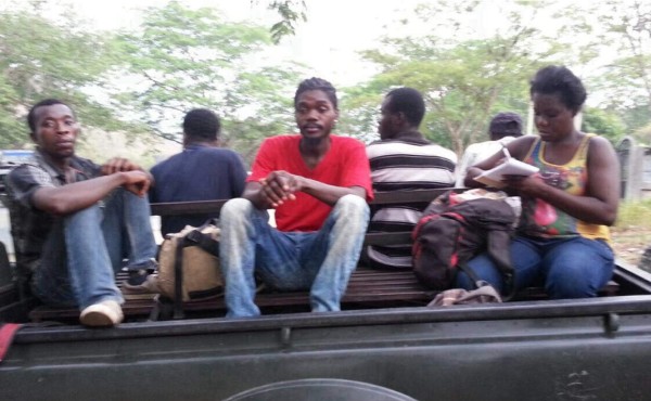 Detienen en Honduras a seis africanos que pretendían viajar ilegales a EUA