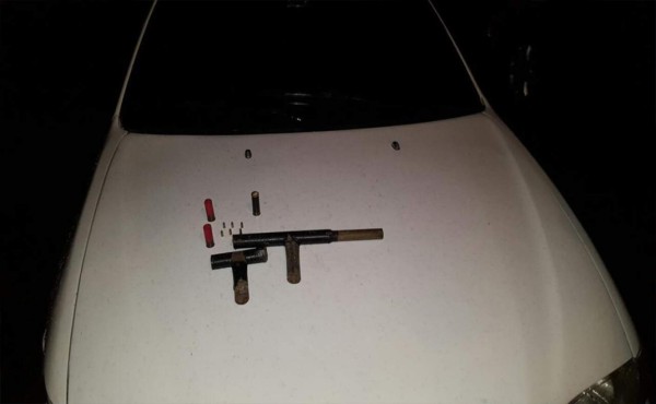 Caen supuestos mareros en posesión de arma de fuego y munición