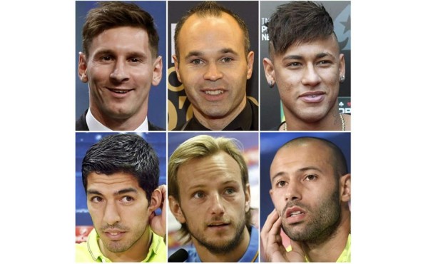 El Barça, el más representado en los 23 jugadores por Balón de Oro