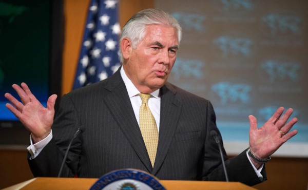 EUA no busca derrocar al régimen norcoreano, asegura Tillerson