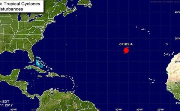 Ofelia se convierte en el décimo huracán de la temporada